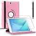 Produktbild Conie TA136763 360 Grad Tablet Cover Kompatibel mit Samsung Galaxy Tab S2 8.0 T715, Tablet Cover PU Leder 360 Grad drehbar Aufstellfunktion Tasche für Galaxy Tab S2 8.0 T715 Etui Rose