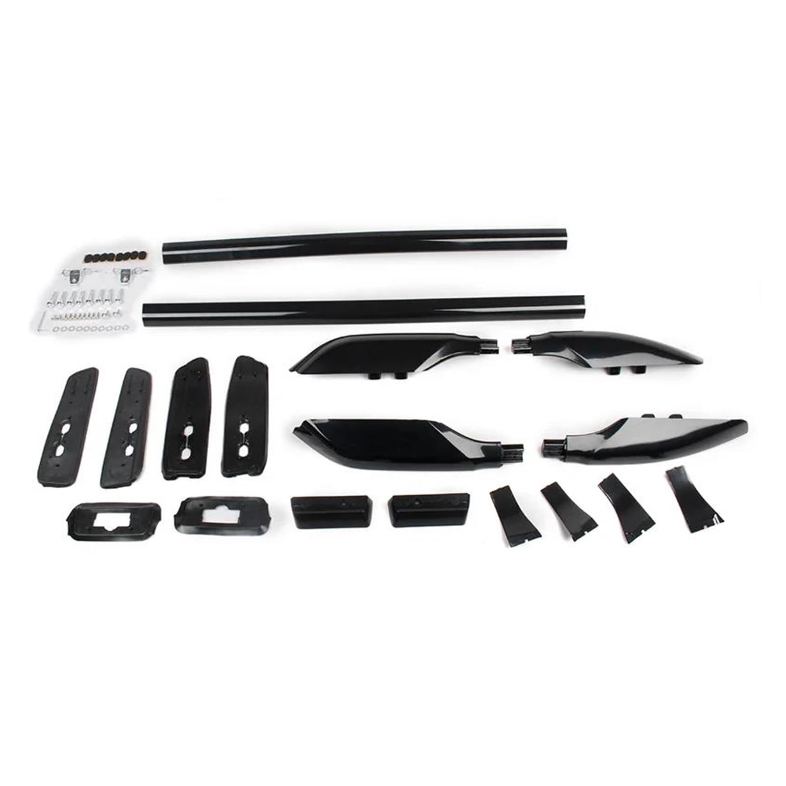 Portaequipajes Barra Superior Riel Techo para Toyota Land Cruiser Prado 150 FJ150 LC150 2010-2018 Baca Coche (Plata)
