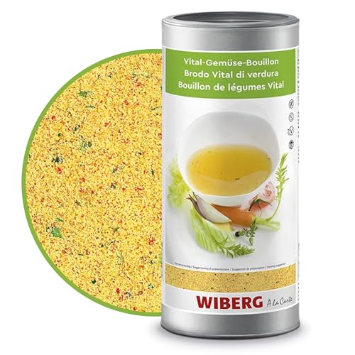 WIBERG Vital-Gemüse-Bouillon – Aromatische Gemüsebrühe und vielseitige Würze für Suppen,...