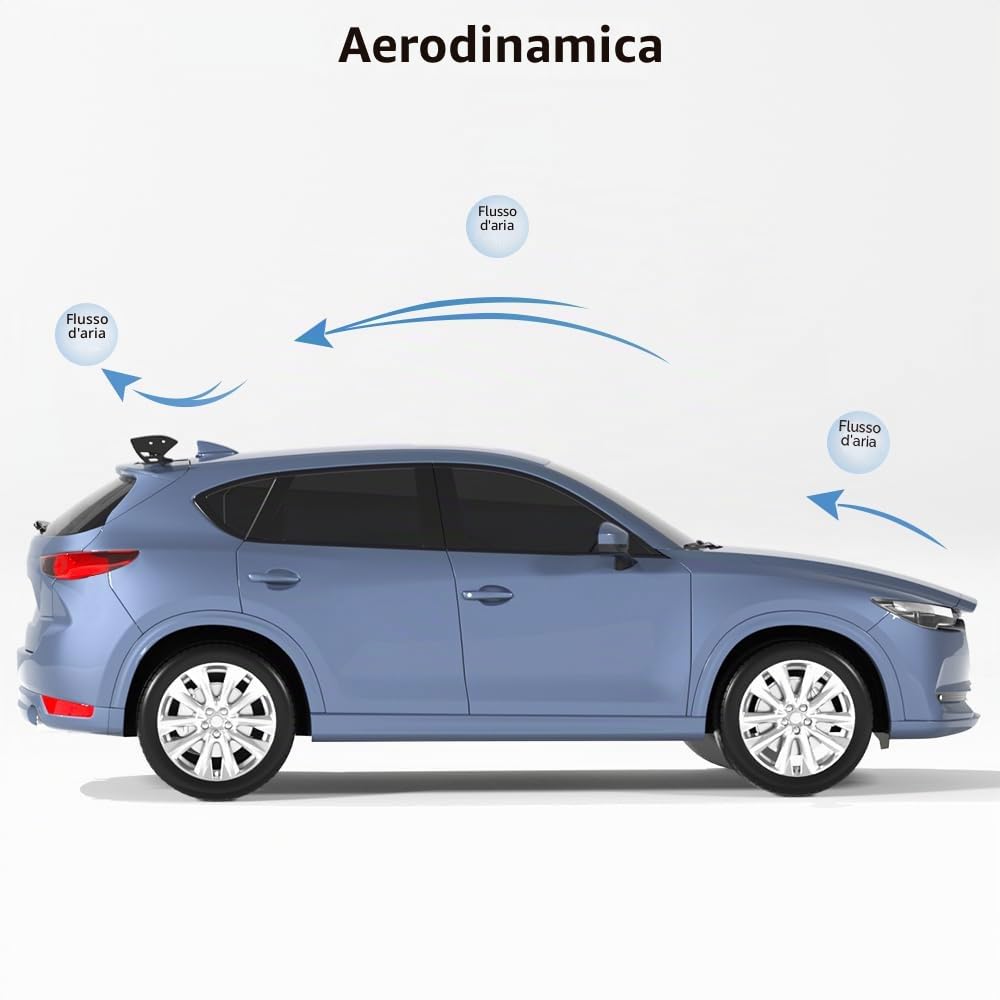 Alettone spoiler posteriore per auto con viti, per berline, universale, regolabile, in alluminio, diffusore, per bagagliaio posteriore