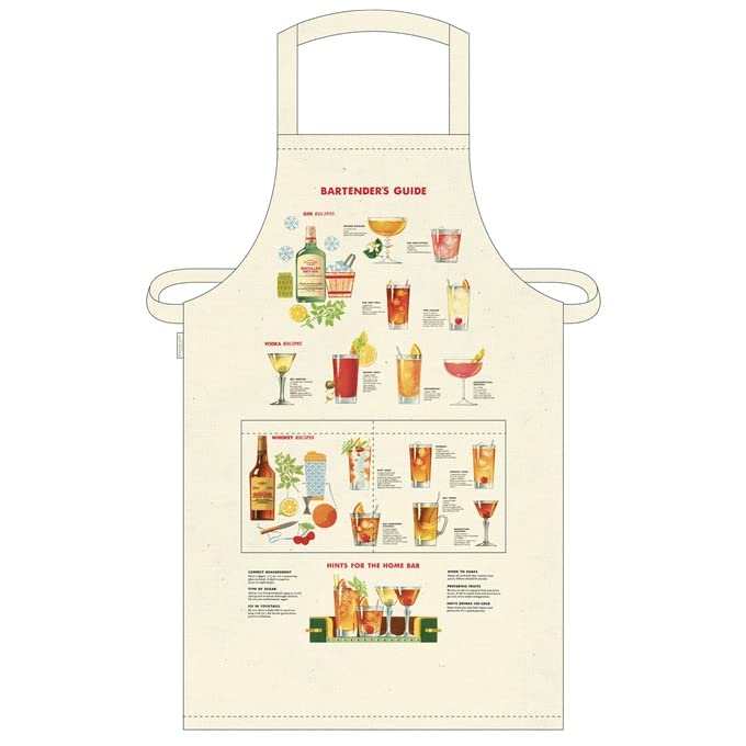 Enkaustikos Cavallini & Co. Vintage Apron- Bartender's Guide