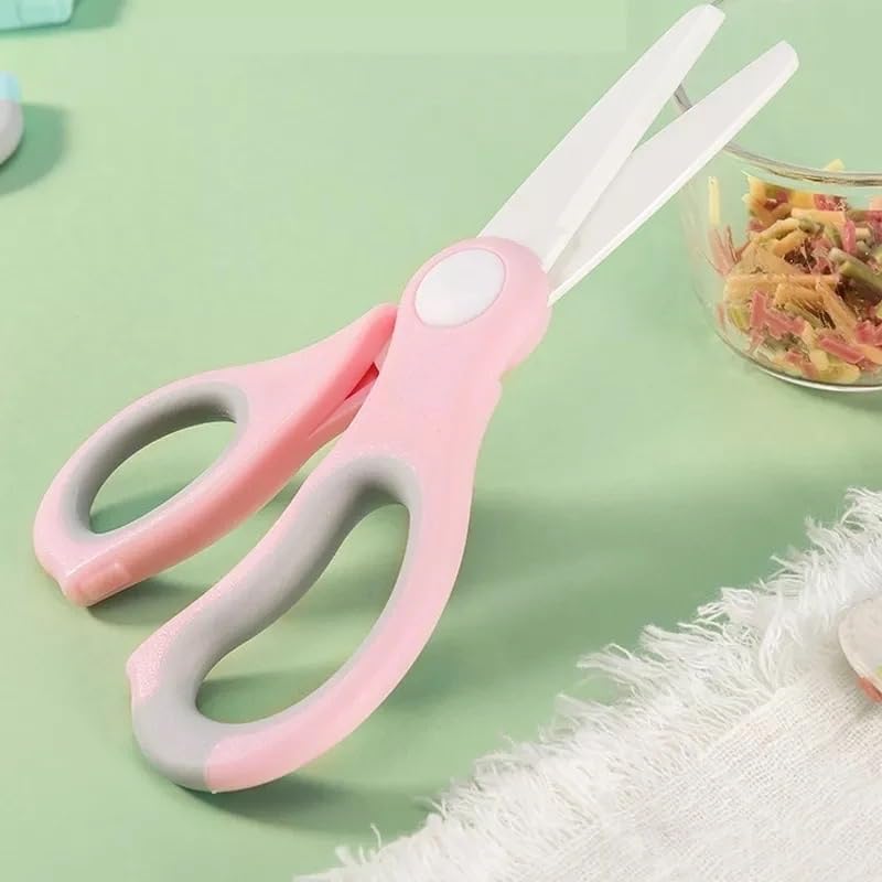 Miniatura 2 de Tijeras duraderas para alimentos para bebés (cerámica) (PINK)