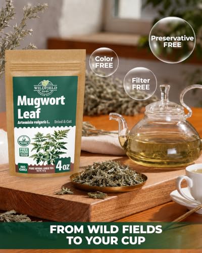 Image of 4 Oz. Dried Mugwort Tea Mugwort Herb Dried Tea (Artemisia Vulgaris L.) - 113g Artemisa