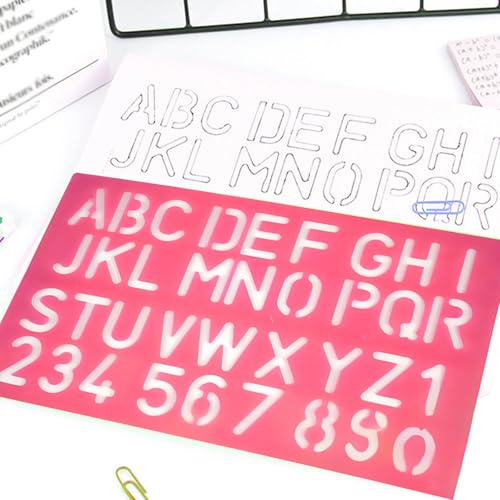 Schablonen Buchstaben Buchstabenschablonen Klein Zufällige Farbe Zeichenschablone Buchstaben Zahlen Schablone Groß für DIY