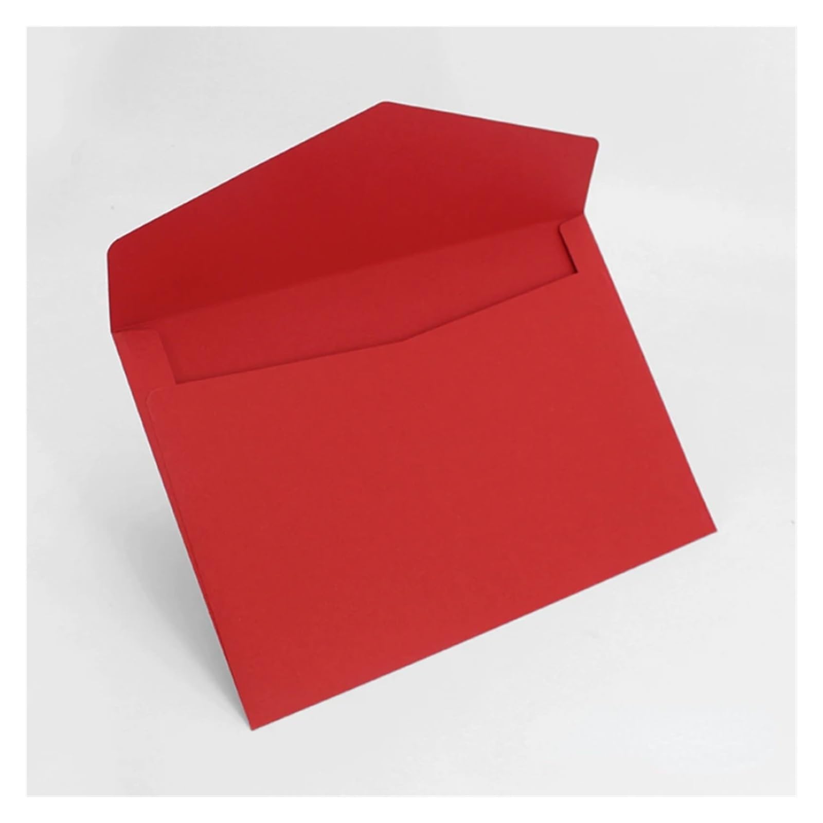 Busta Kraft Busta di Carta Busta Spessa Buste Classiche Inviti Biglietto d'invito Aziendale Lettera Carta Speciale Busta Cancelleria for Matrimoni(Red)