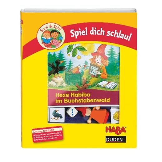 Hexe Habiba im Buchstabenwald: Lernthema: Buchstaben (Duden - Haba Spiel dich schlau!)