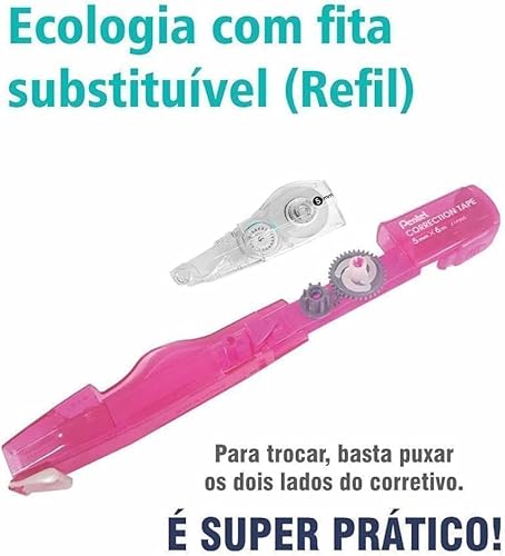 Pentel Fita Corretiva Verde + Refil SM/ZTP205R-K