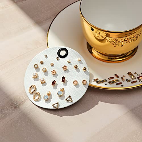 Aboutdaisy 12 Pairs Acrylic Stud Set Earrings For Women, Diverse Colorful Hypoallergenic Fashion Jewelry For Special Moments Christmas Valentines Mother's Day Gift #TOP4