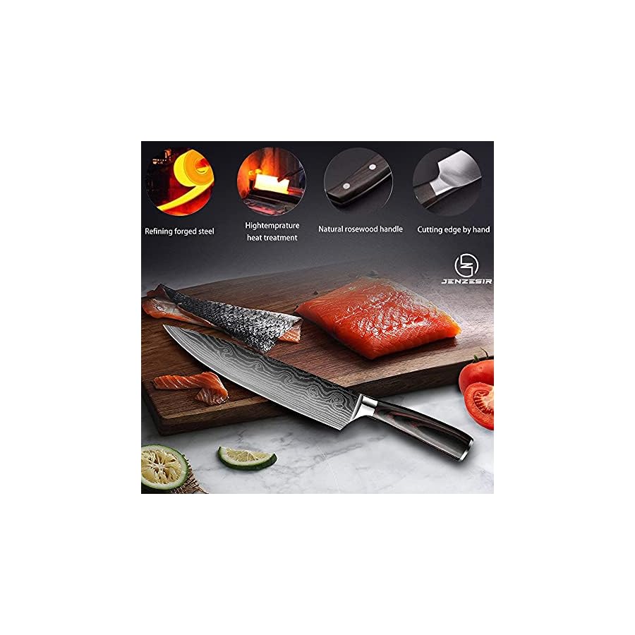 JENZESIR-Kitchen-Knife-Sets-35-8-Inch-Set-Boxed-Knives-5Cr15MOV-Stainless-Steel-Ultra-Sharp-Japanese-Knives-with-Sheaths-10-Pieces-Knife-Sets-for-Professional-ChefsMeat-Cleaver-Slicing-Knife-Set JENZESIR Kitchen Knife Sets, 3.5-8 Inch Set Boxed Knives 5Cr15MOV Stainless Steel Ultra Sharp Japanese Knives with Sheaths, 10 Pieces Knife Sets for Professional Chefs,Meat Cleaver Slicing Knife Set
