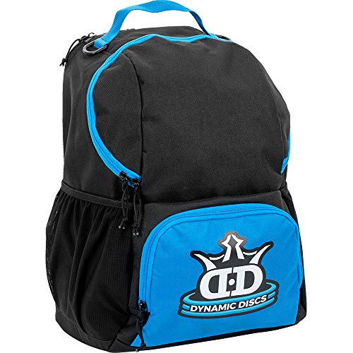 Dynamic Discs Cadet Disc Golf Backpack - 17+ Disc Capacity - Ideal Disc Golf Gifts for Men - Lightweight Design & Durable - USA Business & Product Support - Accessory Pouch - Made for Beginners - Blue
