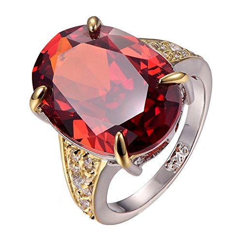 Anello in argento sterling 925 con zaffiro bianco