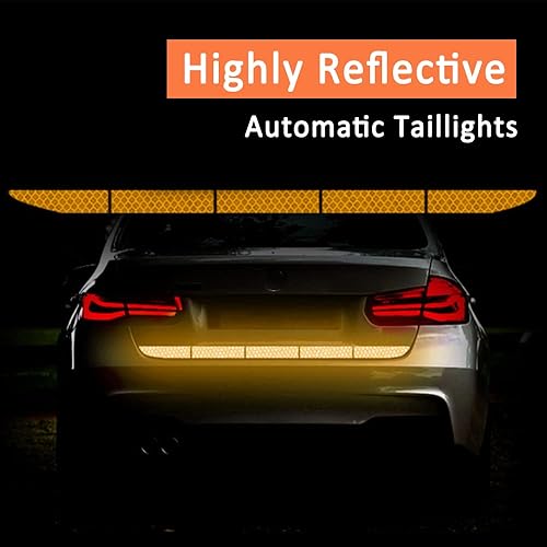 Miniatura 7 de Pegatinas reflectantes fuertes, calcomanías reflectantes de alta intensidad para maletero de automóvil, calcomanía reflectante de visibilidad