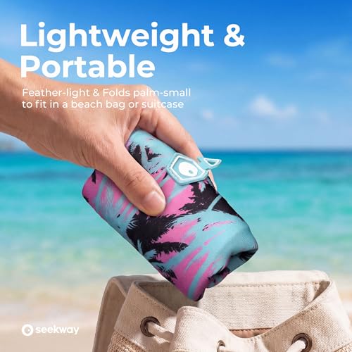 Image of SEEKWAY Water Shoes Quick-Dry Aqua Socks Barefoot Slip-on for Beach Pool Swim River Yoga Lake Surf Women Men Black SK001