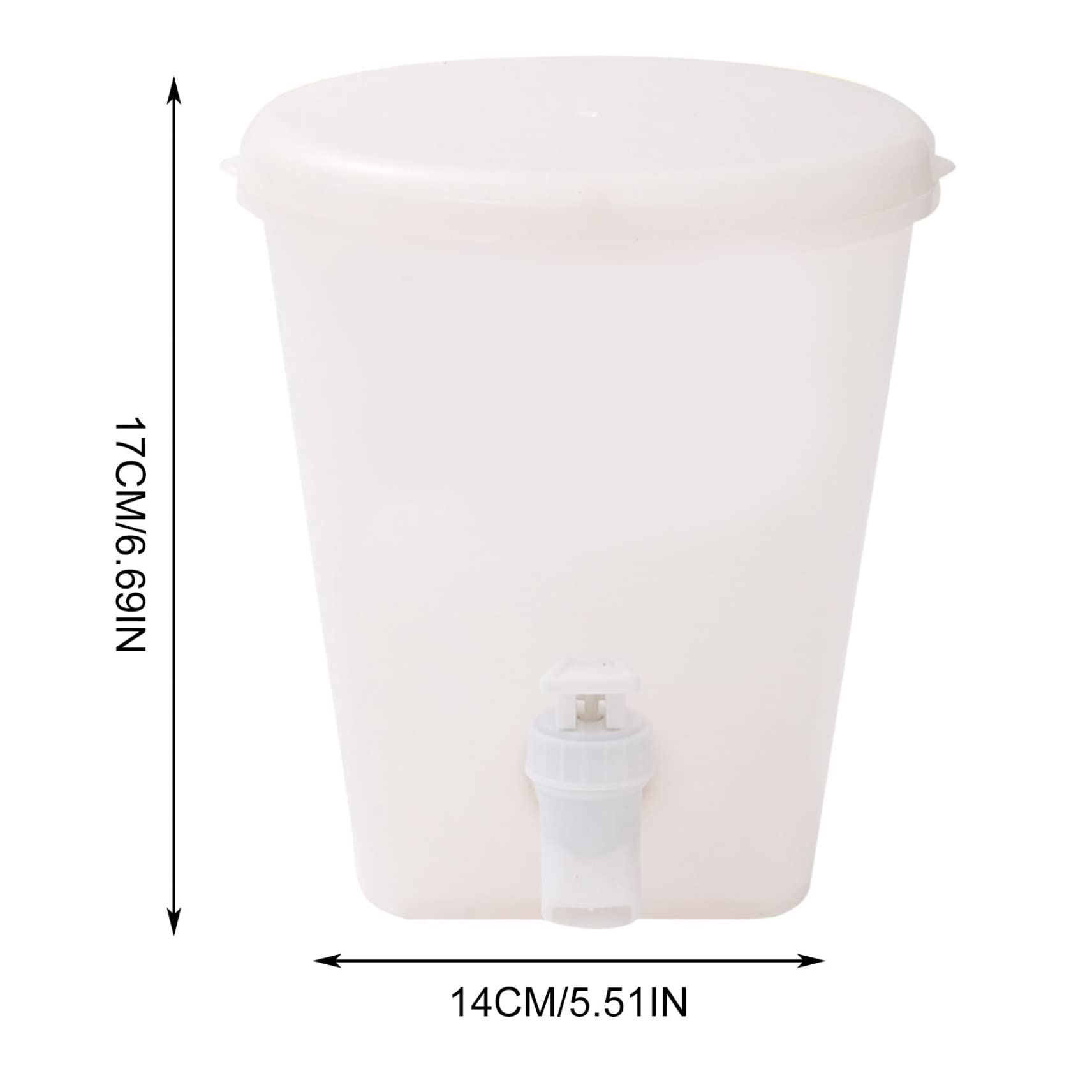 Dispenser bevande trasparente 1,5 litri con rubinetto brocca per acqua