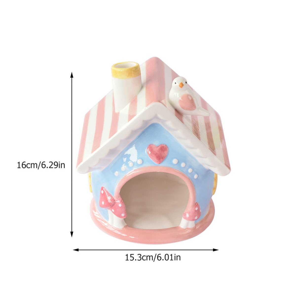 Keramik Hamsternest Haustierbett Hamsterversteck Rosa Kleintierhaus Chinchilla Nest Für Kleintiere