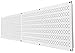 Wall Control Pegboard Rack Home & Garage Tool Storage & Organization White Metal Pegboard Pack - Two 32-Inch x 16-Inch White Steel Peg Board Panels