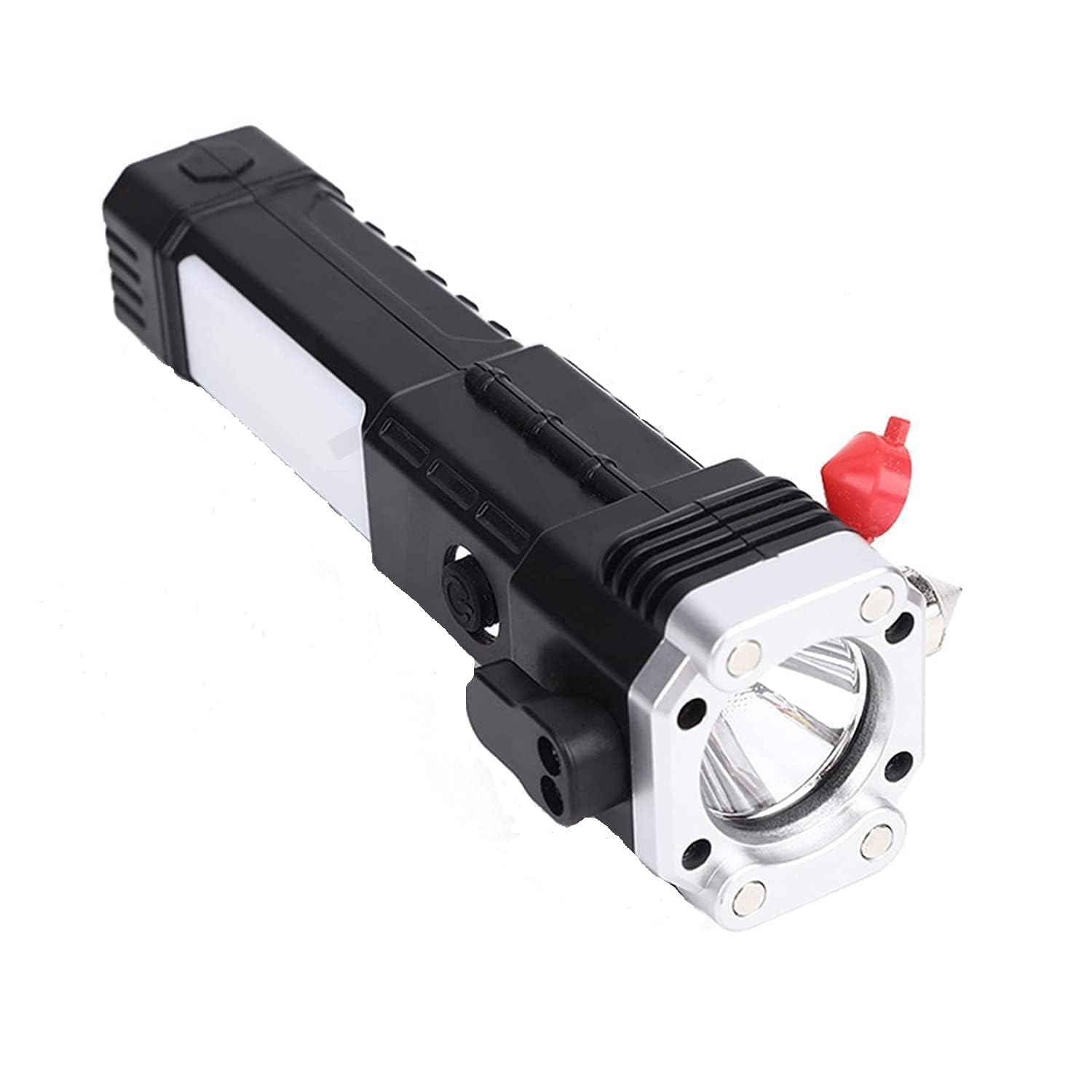 Crowd Clicks® LED Torch Light Rechargeable | Flastlight & Power Bank | Car Window Breaker & Seat Belt Cutter | (B0CCB4M5SK) Amazon Price History, Amazon Price Tracker