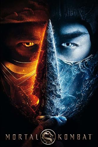 ABYstyle - MORTAL KOMBAT - Poster Scorpion vs Sub-Zero roulé filmé (91.5x61)