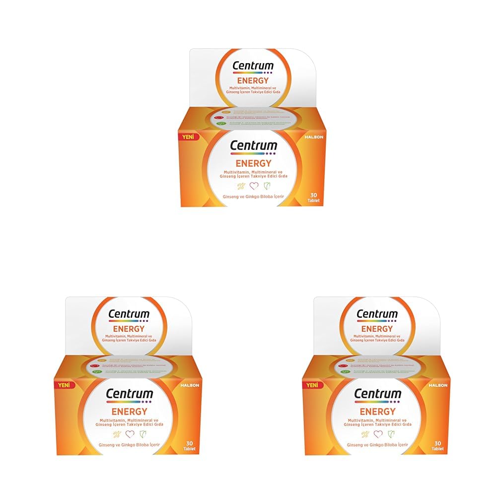 Centrum Energy Multivitamin 30'lu Tablet (3 paketi)