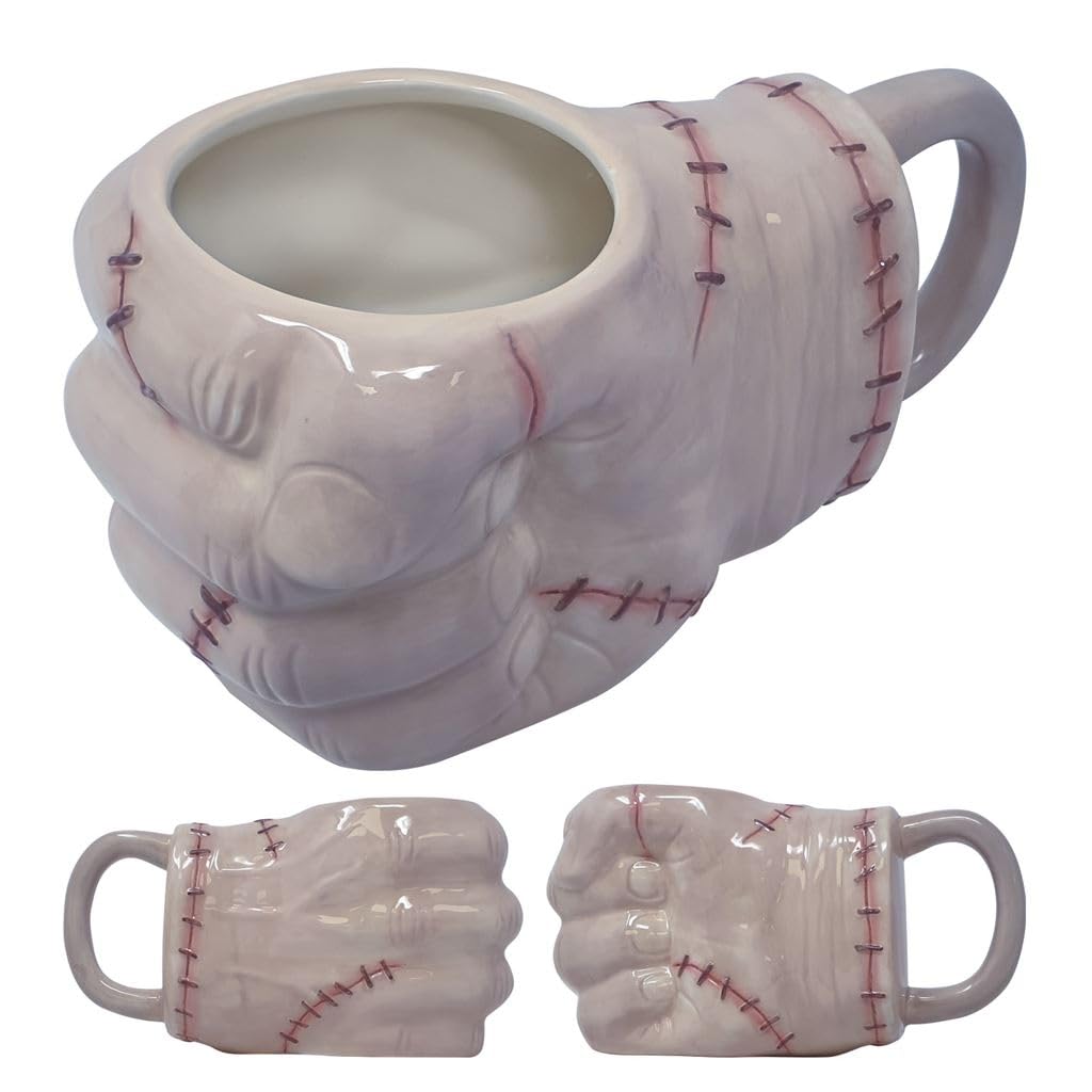 Pyramid International Wednesday (Thing) Sculpted White Mug, Unique and Detailed, 11oz/312ml, One Size