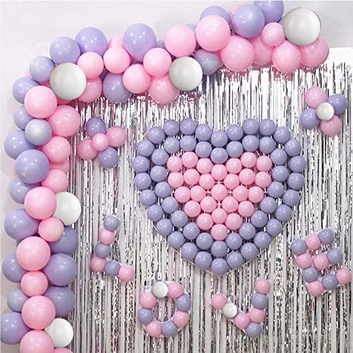 Kit d'arche de ballons roses de 30,5 cm pour fête de fiançailles, mariage, fête prénatale, anniversaire Cover