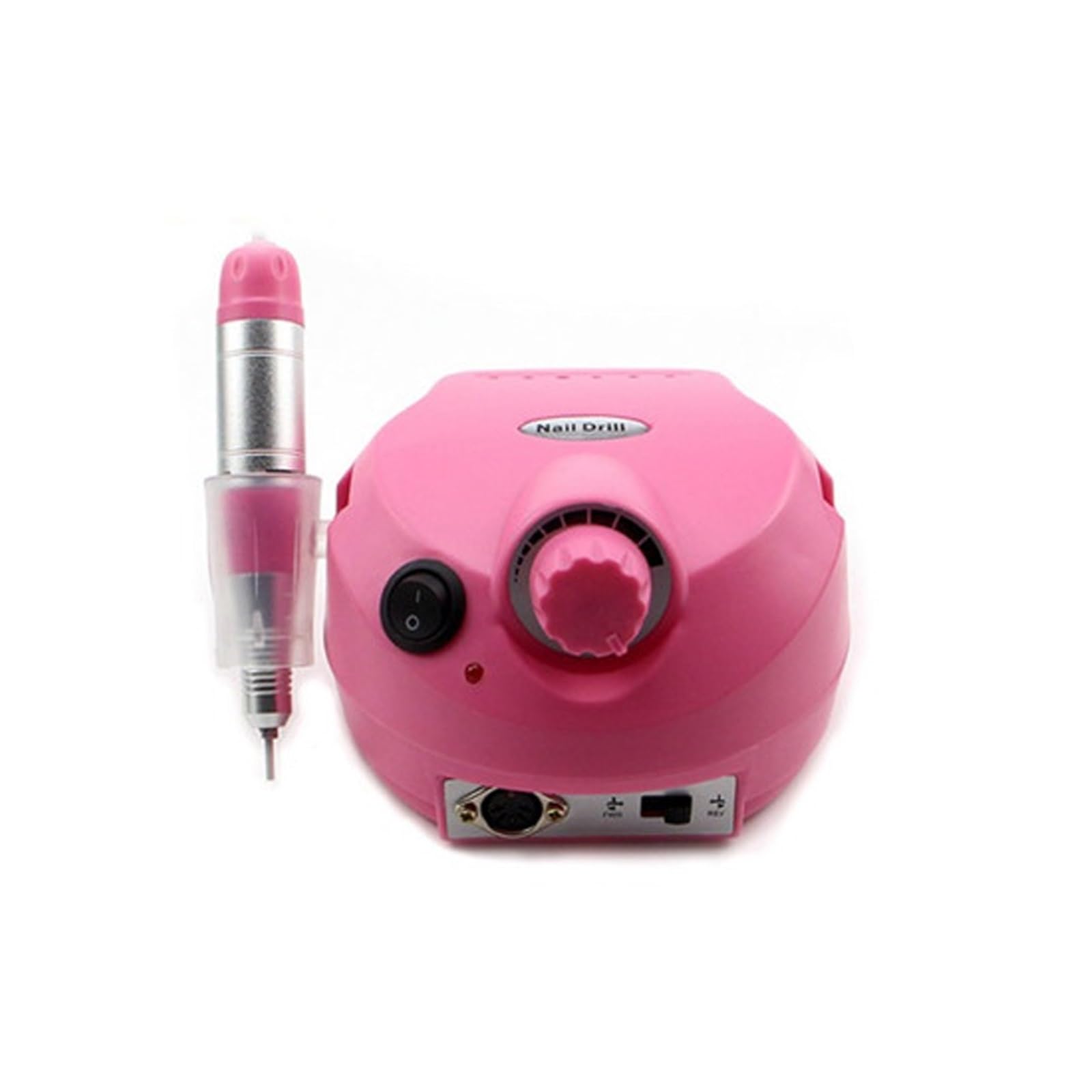 Obcinacz do paznokci, 35000 RPM Elektryczny pilnik do paznokci, Profesjonalny uchwyt Elektryczna wiertarka do paznokci Polska maszyna, Zestaw wierteł do paznokci Manicure(Pink)