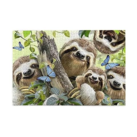 MBNGGAB Many cute sloths Jigsaw Puzzles Cover