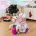 Ride on Car Toddler Riding Toy TOBBI Ride on Unicorn Toys for Girls Boys 3-Wheel Battery Powered Motorcycle Kids' Electric Vehicles Ride on Horse w/Music, Rainbow