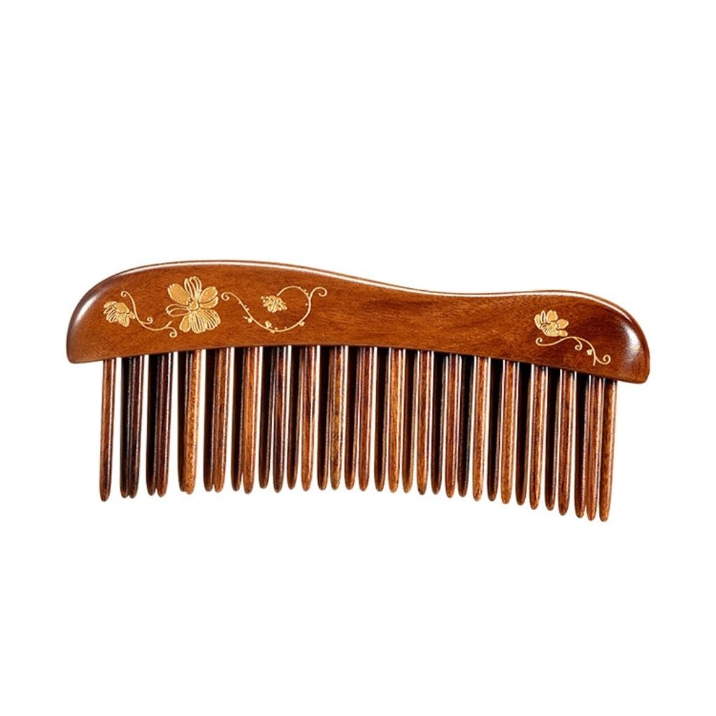 Peruka Grzebień Chinese Retro Toothed Comb Solid Wood Curly Hair Comb Household Long Hair Comb Portable Pocket Comb Duże grzebienie do włosów