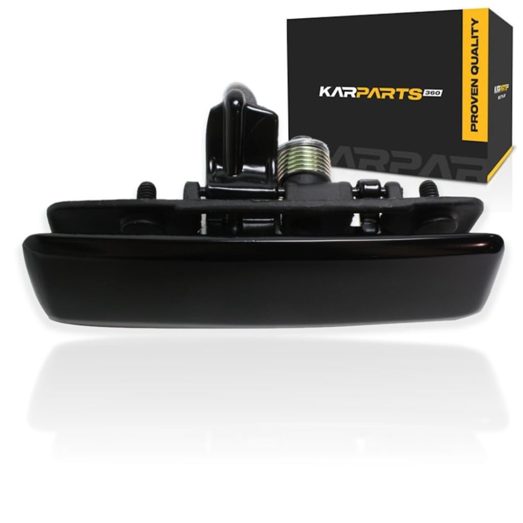 Karparts360 Black For Chevy Astro Exterior Door Handle Front Driver Side Smooth 1985-2005 | Trim:all Submodels