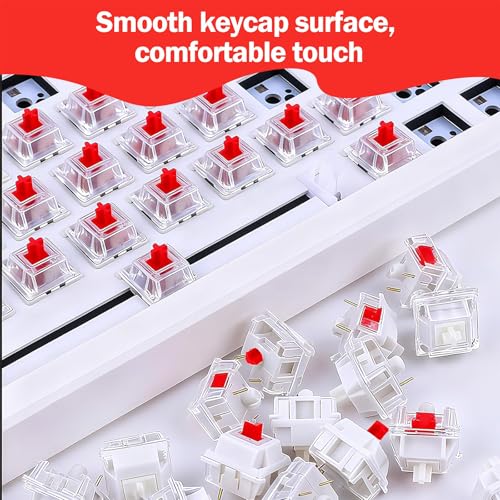 Image of 20 Pcs Mechanical Keyboard Switches, Blue Switch Mechanical Keyboard, Gaming Keyboard Switches, MX Mechanical Blue Switches, Universal Keyboard Switches for Custom Mechanical Keyboards
