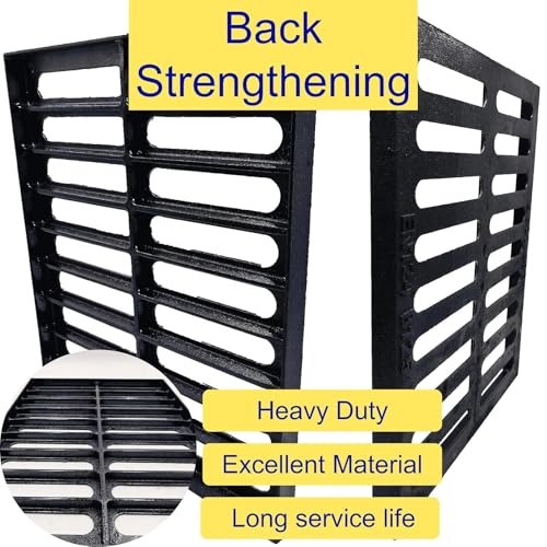 Image of Cast Iron Drain Grate, Driveway Channel Cover 20x16 in C-Class