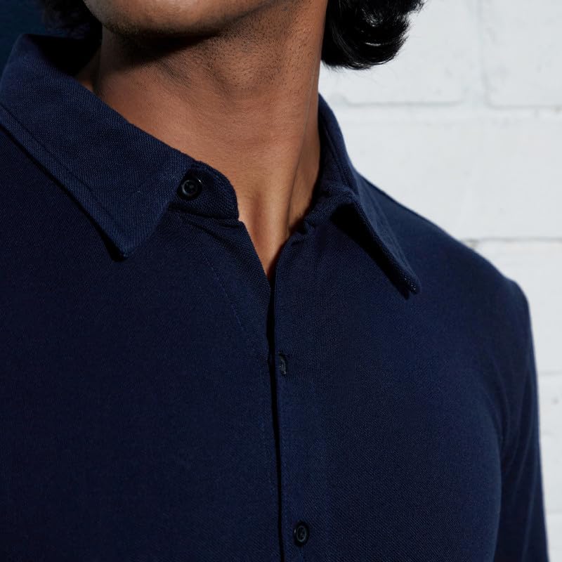 Image of CAHOOT Men's Shirt for Casual Wear | Spread Collar | Short Sleeve | Regular Fit | Button Closure | Shirt Crafted with Comfort Fit for Casual Wear