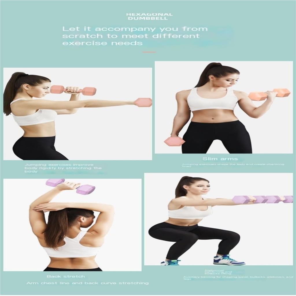 Manubri Manubri Manubri Gommati Esagonali Per Uomini E Donne Fitness All'aperto Casa Manubri Manubri Yoga Set di Manubri