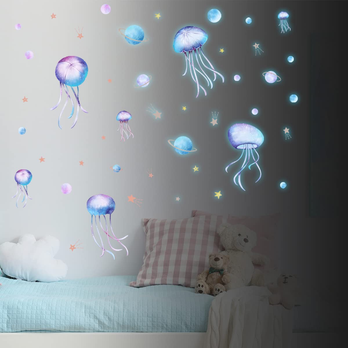 Adesivi Decorativi da Parete in Acquerello, riposizionabili e senza PCV - Petit Balu