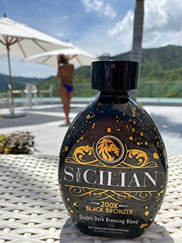 The Sicilian DV-TC200X 200X Dark Black Bronzer Tanning Lotion thumb #4