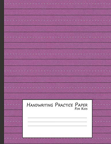 Handwriting Practice Paper for Kids: A Workbook for Learning to Write Alphabets & Numbers – Maroon Foam (Writing Exercise Stationery) image 3
