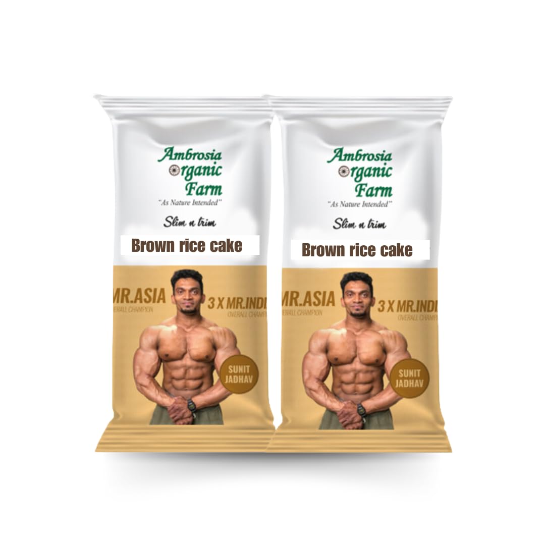 Ambrosia Organic Farm Brown Rice Cakes Gym Edition (Pack of 2)-image-10