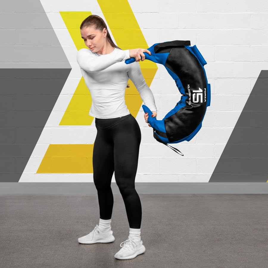 METIS Bulgarian Bag - 5kg bis 20kg | Crossfit Equipment und Krafttraining - Trainingsgerät für Fitnesscenter und Zuhause (15kg)
