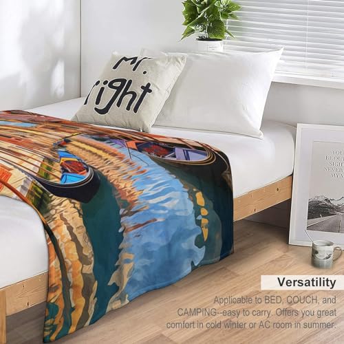 Couverture Venise en flannel douce pour réchauffer vos soirées - 6