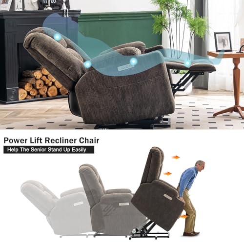 Sillón plegable con masaje y calentador reclinable negro miniatura 4