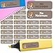 Sunnywall® Namensaufkleber Namen Sticker Aufkleber Sticker 4,8x1,6cm | 60 Stück für Kinder Schule und Kindergarten 38 Hintergründe zur Auswahl (26 Hund)