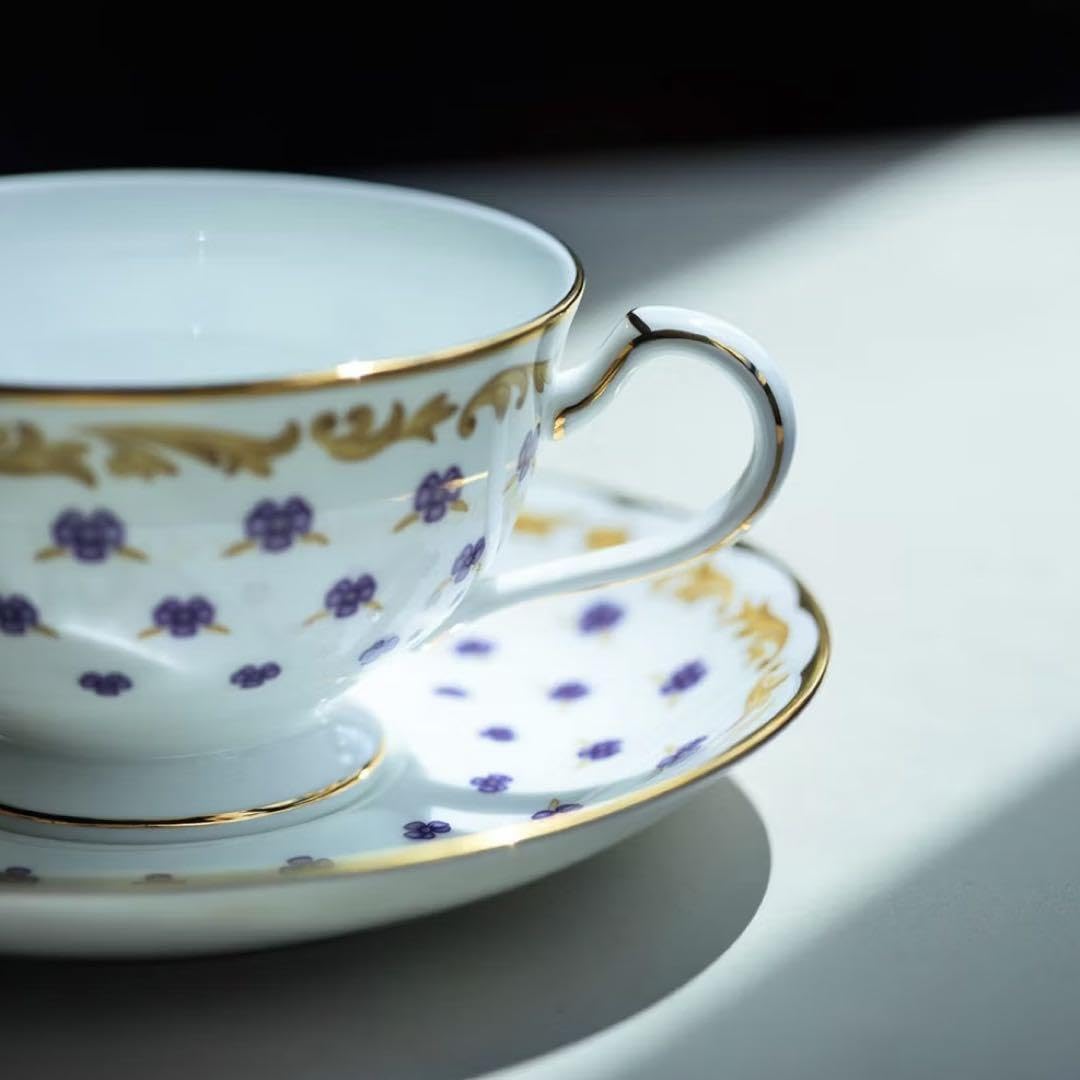 Amazon.co.jp: ビオラのカップ&ソーサー Noritake×KURASHI&Trips