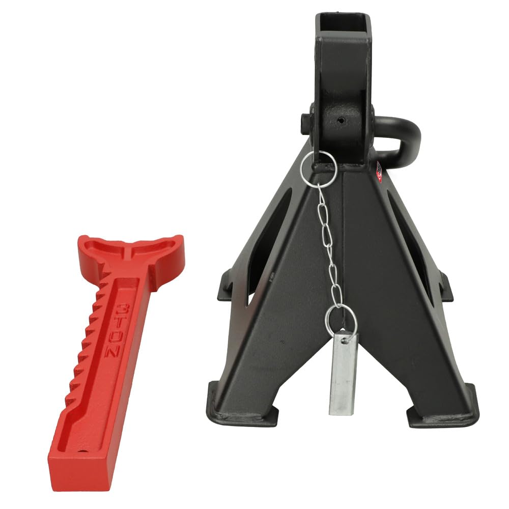 KS Tools 160.0370 Coppia di Colonnette di Supporto con Portata di 3 Tonn. Ciascuna e Regolazione Rapida