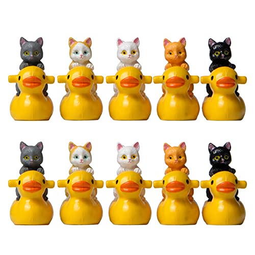 patos minúsculos - Decoração casa bonecas aquário jardim paisagem,pato em miniatura para artesanato