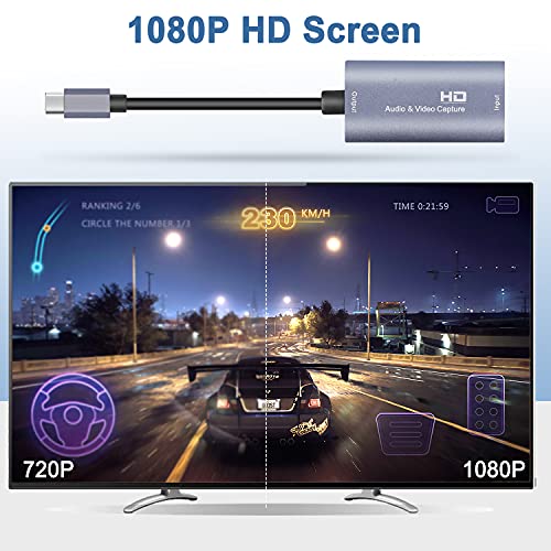 Guermok XBOX SERIES Video Capture Card, Usb3.0 Hdmi To Usb C Audio Capture Card, 4K 1080P 60Fps Capture With Type-C Adapter Devices For Gaming Live Streaming Video Recorder, Compatible With Windows Mac Os System Obs Zoom thumb #3