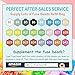 H&W 24 Colors 5mm Fuse Bead Set for Kids, Add 4200 Crafting Melting Beads, Color Number & Supply Refill Bag, 2 Tweezers, 2 Big Peg Boards, 5 Ironing Paper, Parts