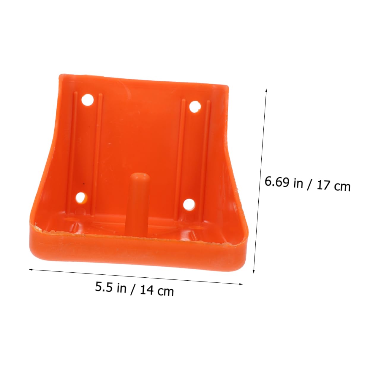 Mipcase Support Plusieurs styles pour Alimentation du Bétail en Extérieur Plusieurs styles en PE Épais 2 Pièces Fond Antidérapant et Structure Robuste pour Bloc Minéral pour Moutons