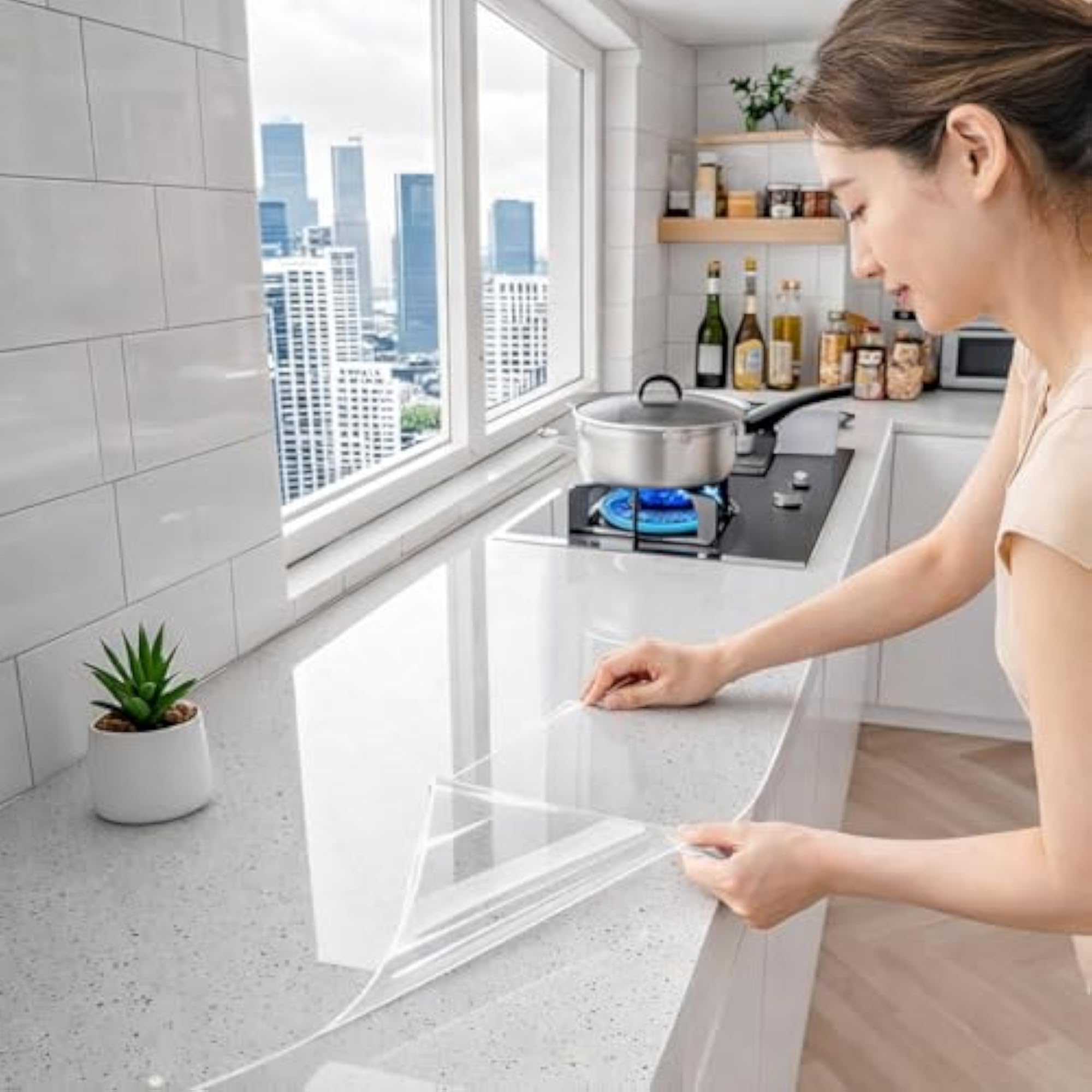 WALLFIN Transparent Self Adhesive Wall Protection Film