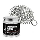 Culina Cast Iron Cleaning & Restoring Scrub & Stainless Steel Scrub | Removes Rust Without...